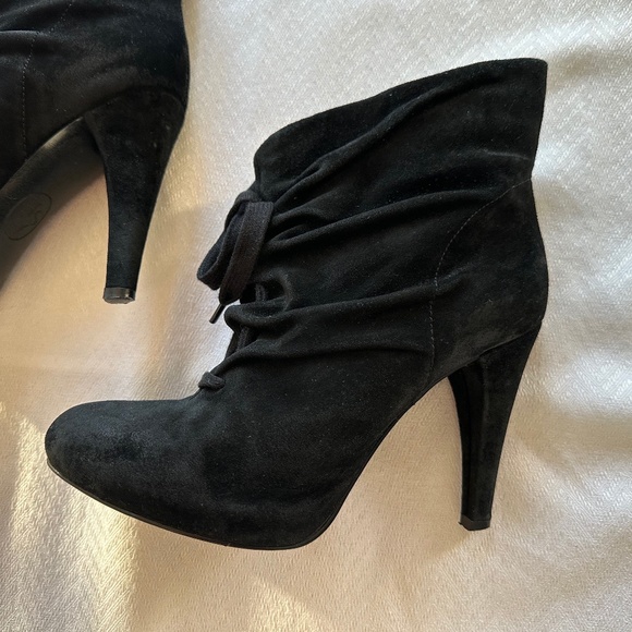 ASH Honey Suede Booties, Size 37, Black - Picture 9 of 12